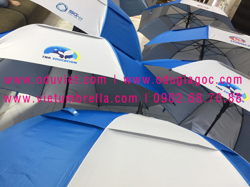 xưởng sản xuất ô dù cầm tay in logo quảng cáo